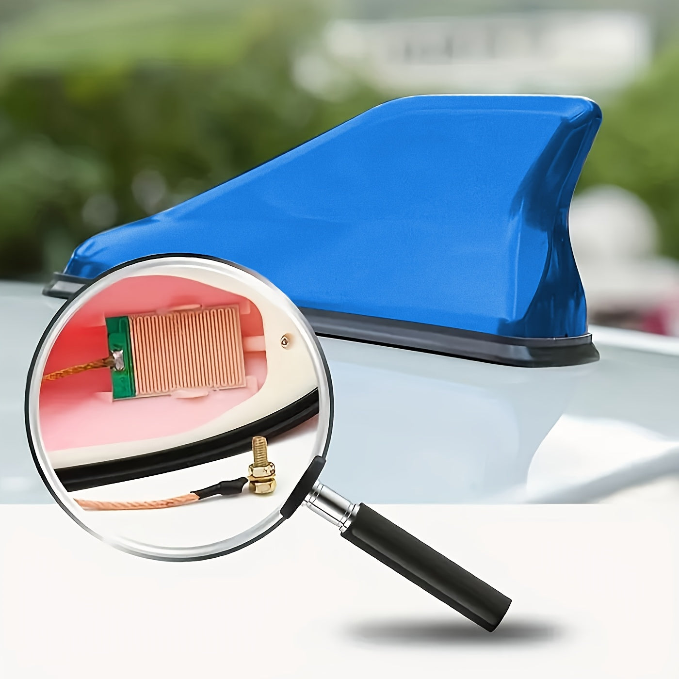 Universal Car Shark Fin Antenna Roof Signal Booster Radio Aerials