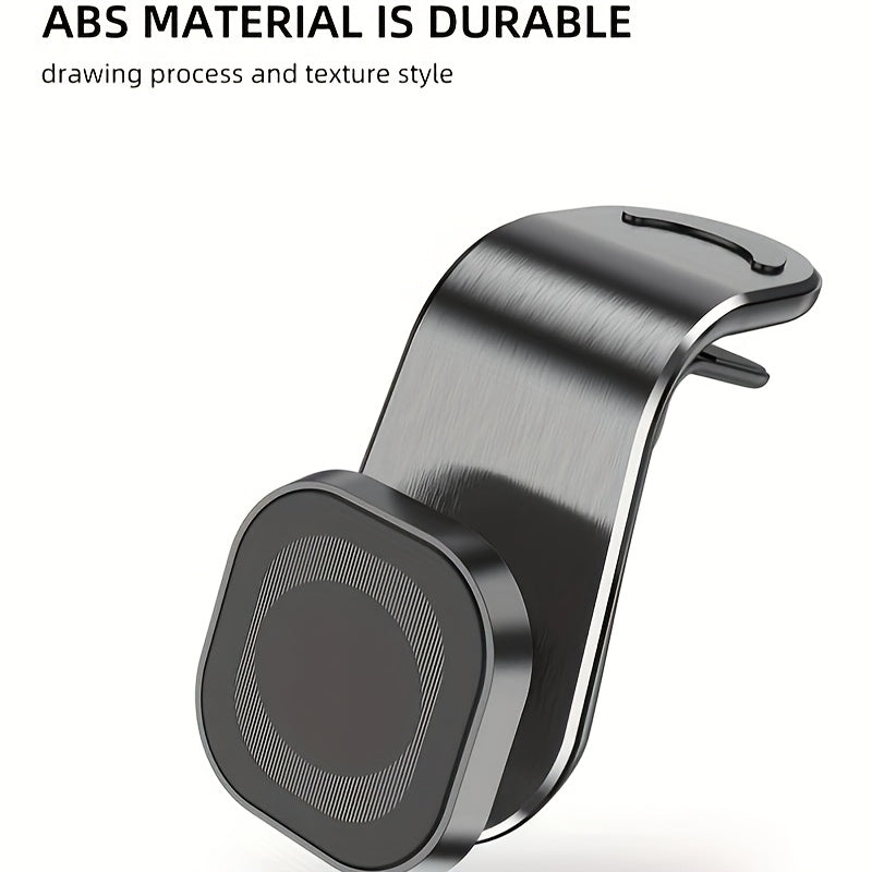 Universal Magnetic Car Phone Mount Strong Vent Clip 7-Shaped Durable Compatible
