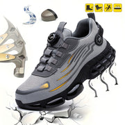 Breathable Safety Shoes with Anti-Crush Puncture Protection for Work and Casual Use