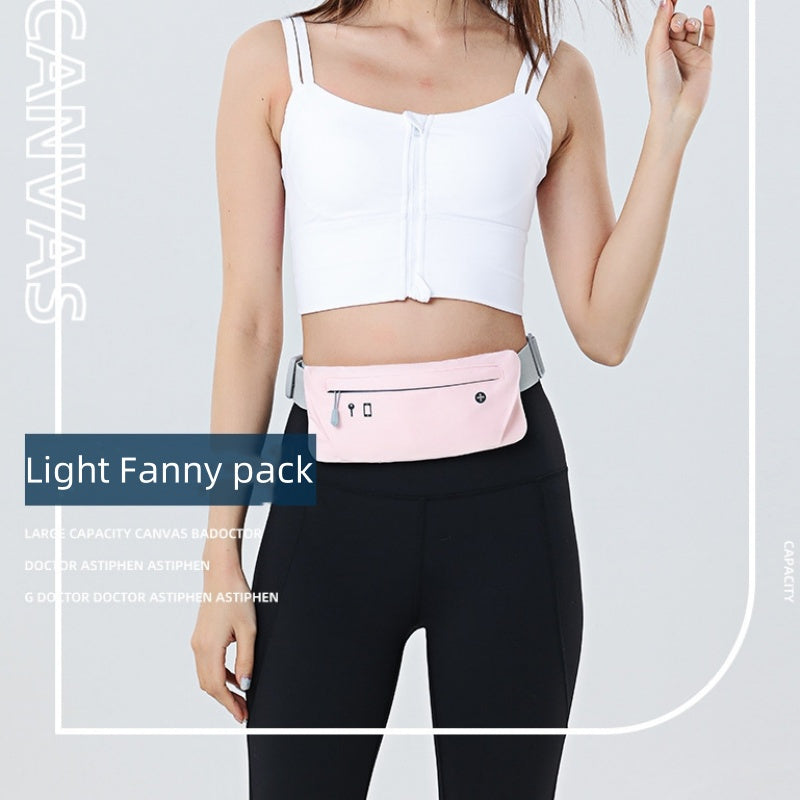 Lightweight Sports Waist Pack for Men and Women, Adjustable Running Pouch