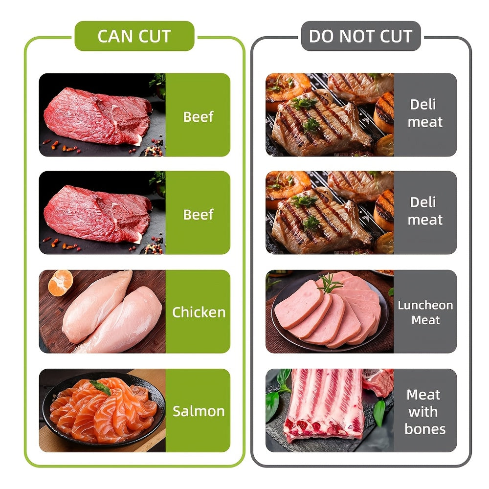 Manual Meat Slicer Set for Beef Salmon Lamb Vegetables No Battery Required