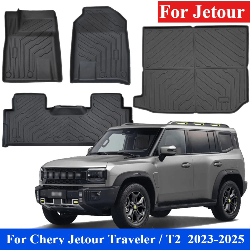 Car Floor Mats for T2 Traveler 2023 2024 2025 LHD All Weather Durable