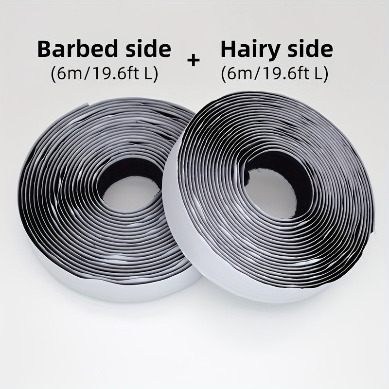 6 Meter Adhesive Magnetic Tape for Screen Windows and Doors with Hair and Thorn Sides
