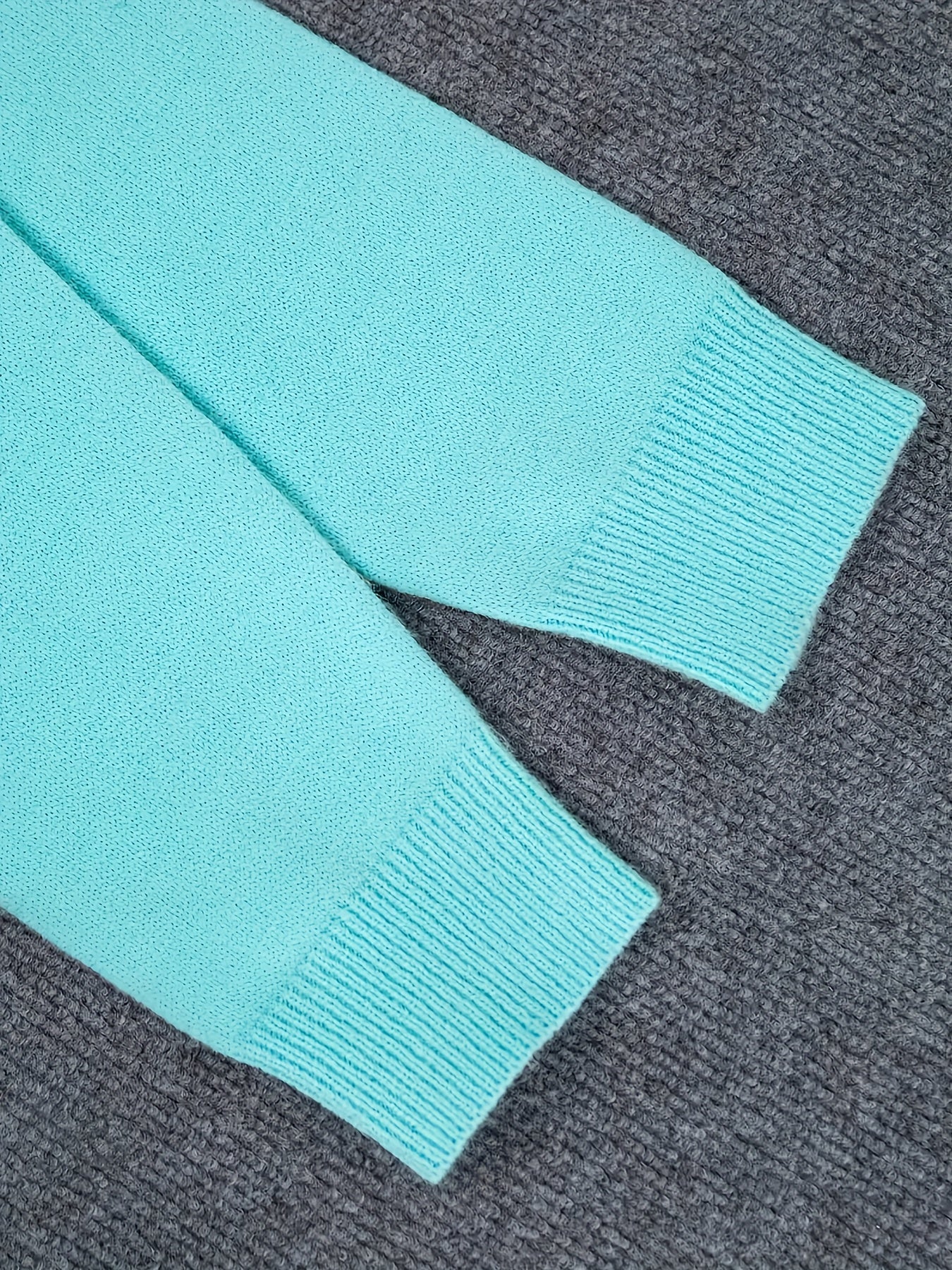 Plus Size Women's Elegant High Neck Sweater Soft Stretch Long Sleeve Autumn Winter Wear