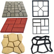 DIY Garden Walk Pavement Mold for Cement Brick Stone Road Concrete 1 Piece
