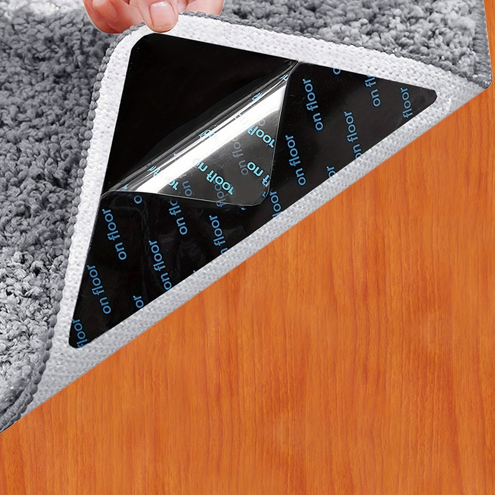 Non-Slip Rug Grippers Washable Reusable for Hardwood Tile Floors