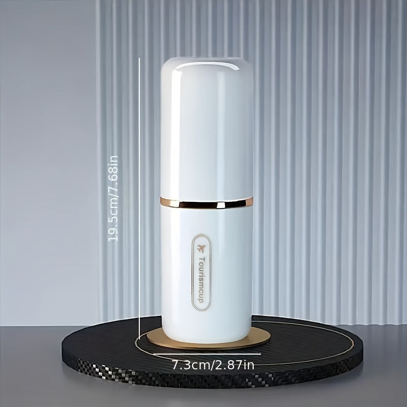 Portable Toothbrush Cup and Holder for Travel and Home Unscented