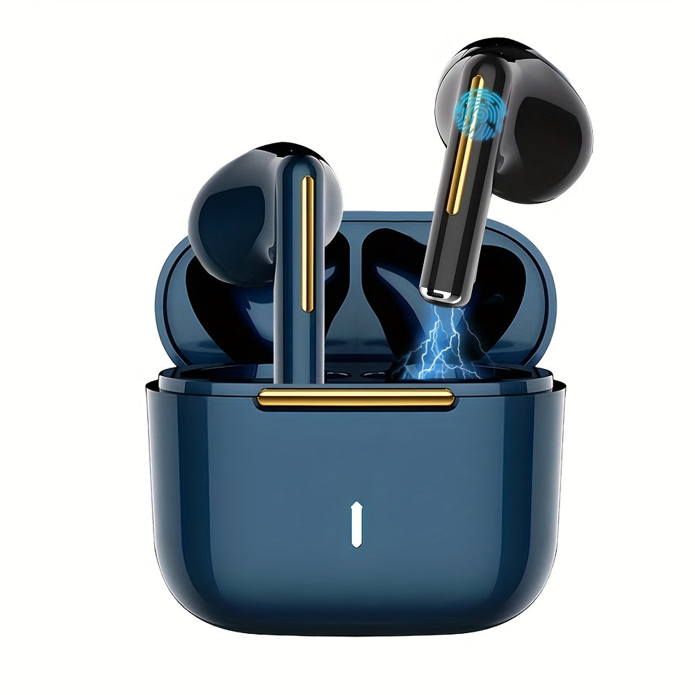 Беспроводные внутриканальные наушники H6 с управлением громкостью, длительным временем работы от батареи, стабильным соединением, комфортной и надежной посадкой, большим динамическим рупором, эргономичным дизайном для спорта, качеством HD для звонков.