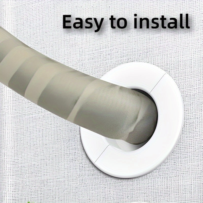 Ichki/ tashqi foydalanish uchun bardoshli va oson o'rnatiladigan havo konditsioneri vent qopqog'i. Elektr energiyasi yoki batareyani talab qilmaydi.