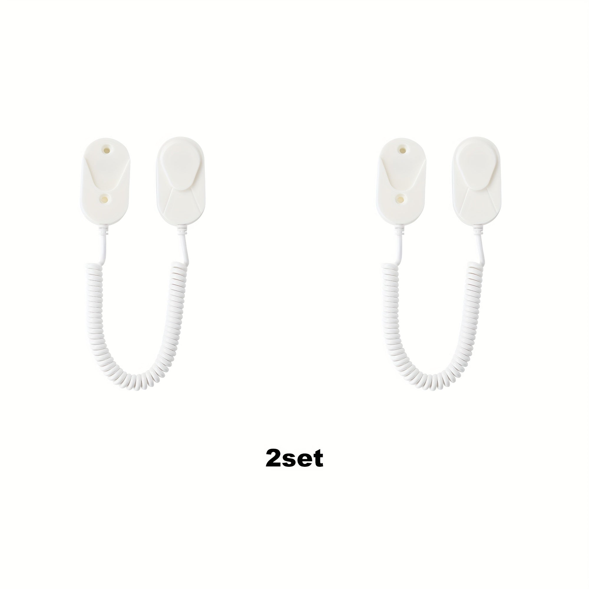 Masofadan boshqarish uchun burilgan ipli xavfsizlik qulfi, TV qutisi pultlari uchun devorga o'rnatiladigan tutqich.