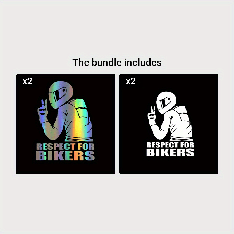 Отражающая наклейка на мотоцикл и автомобиль, декоративный декаль для байкеров