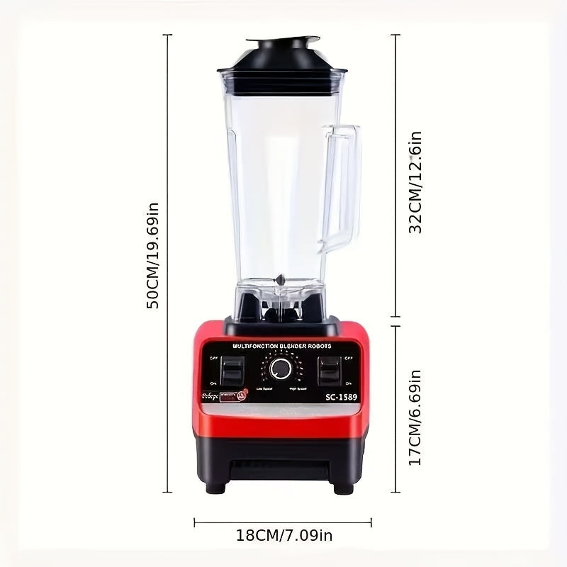 Multi-Speed 220V Kitchen Blender with Juice Container for Smoothies and Shakes
