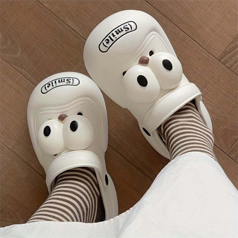 Big-Eyed Cartoon EVA Clogs Lightweight Non-Slip Summer Sandals for Couples