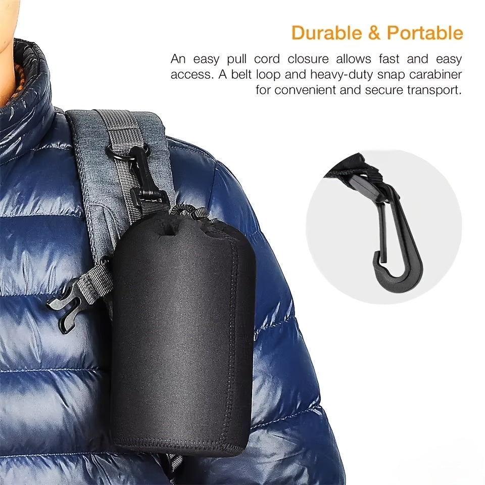 Waterproof DSLR Lens Pouch Set with Drawstring Shockproof Camera Bag