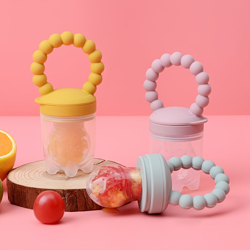 Baby Silicone Pacifier with Fruit and Vegetable Feeder for Supplemental Feeding