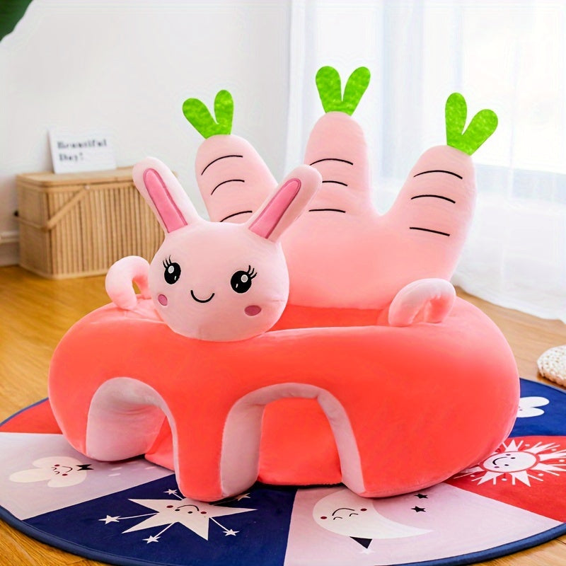 Kids Sofa Cover Animal Shape Floor Seat Lounger for Support and Comfort