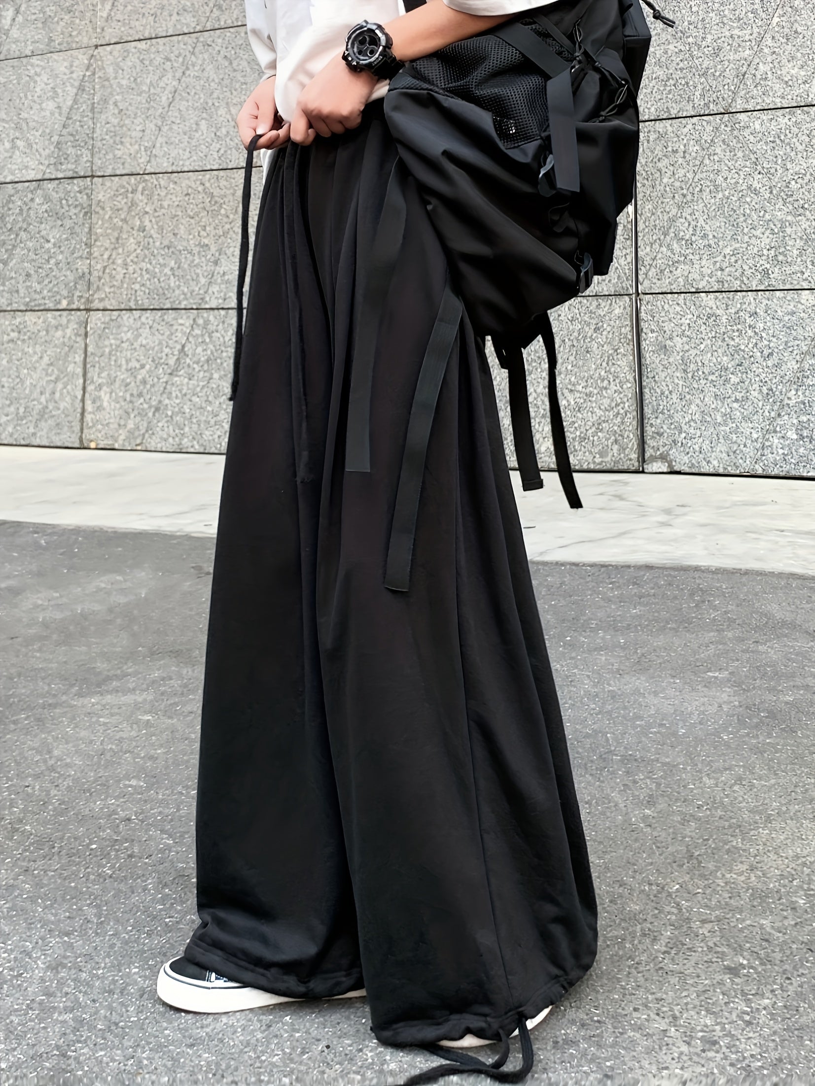 Yoz va kuz uchun mustahkam ipli keng shimlar, ayollar kiyimlari