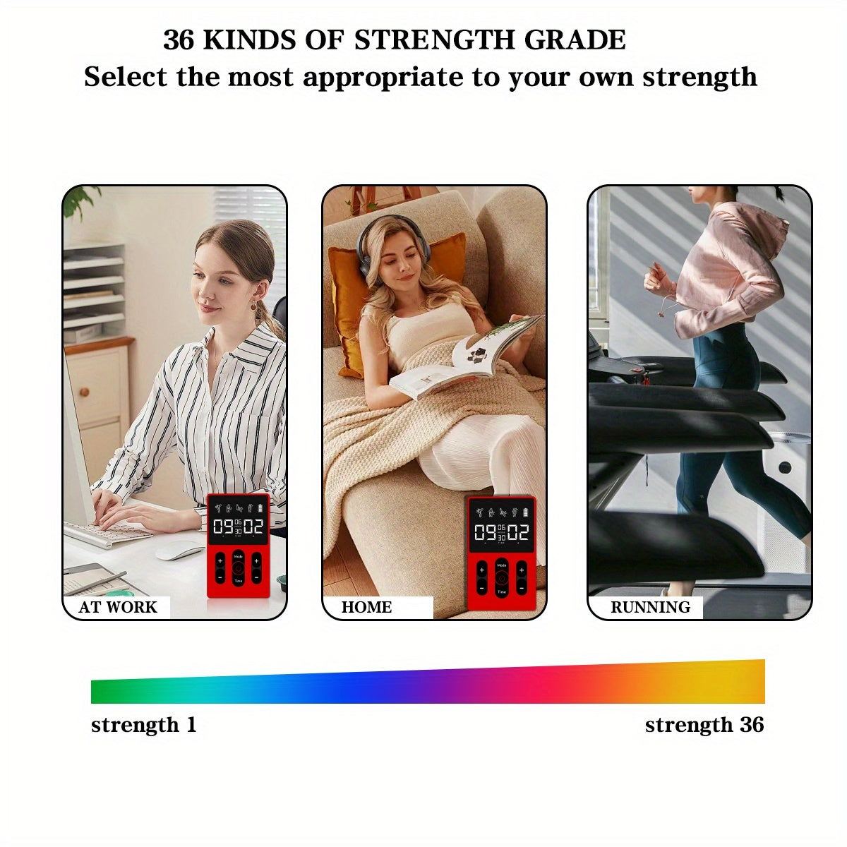 Portativ 4-in-1 massajchi, 36 kuch darajasi, 12 rejim va 6 vaqt sozlamasi bilan. Qayta zaryadlanadigan litiy batareyasi, USB zaryadlash, butun tana va teri massaji uchun ideal. Zamonaviy dizayn bilan