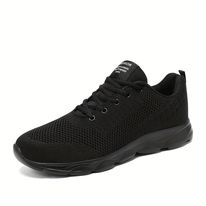 Women Breathable Mesh Knit Sneakers Allseason Casual Athletic Shoes Black White 35-44