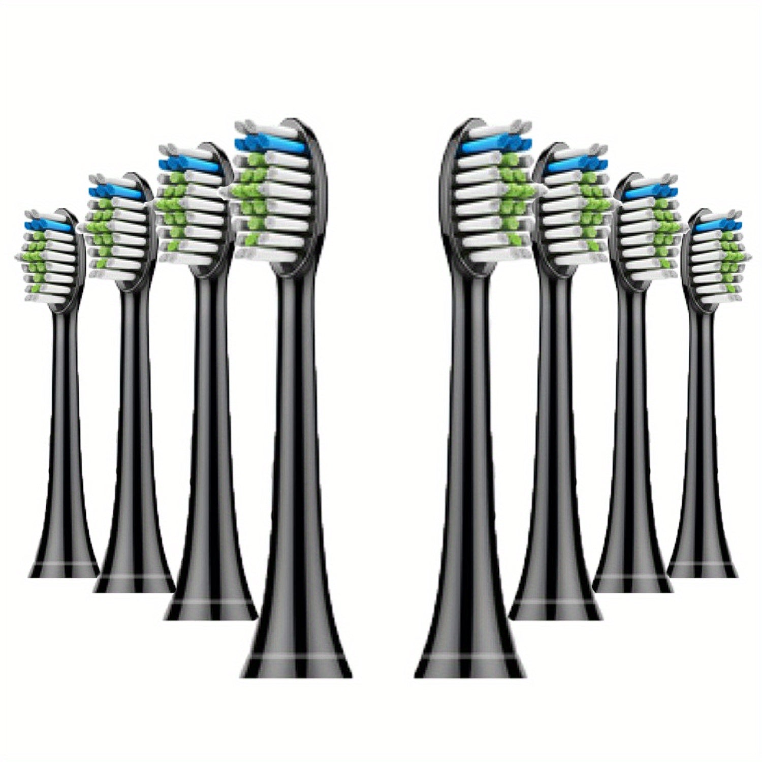 8 шт. сменных насадок для электрической зубной щетки с мягкой щетиной Dupont и крышками