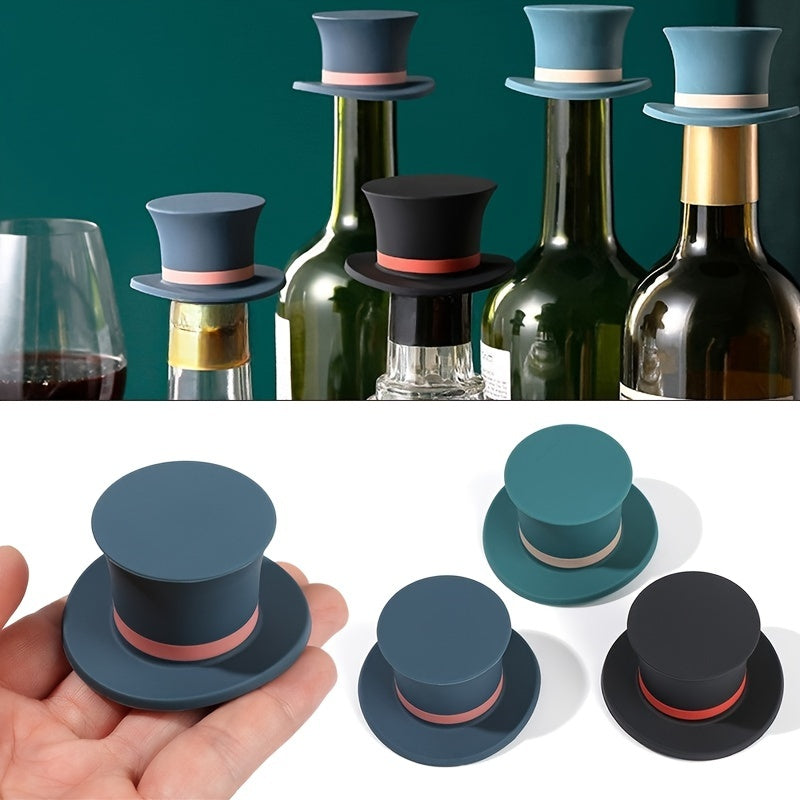 Silicone Wine Bottle Stopper for Red and Champagne Bottles Keep Fresh Dust-Free