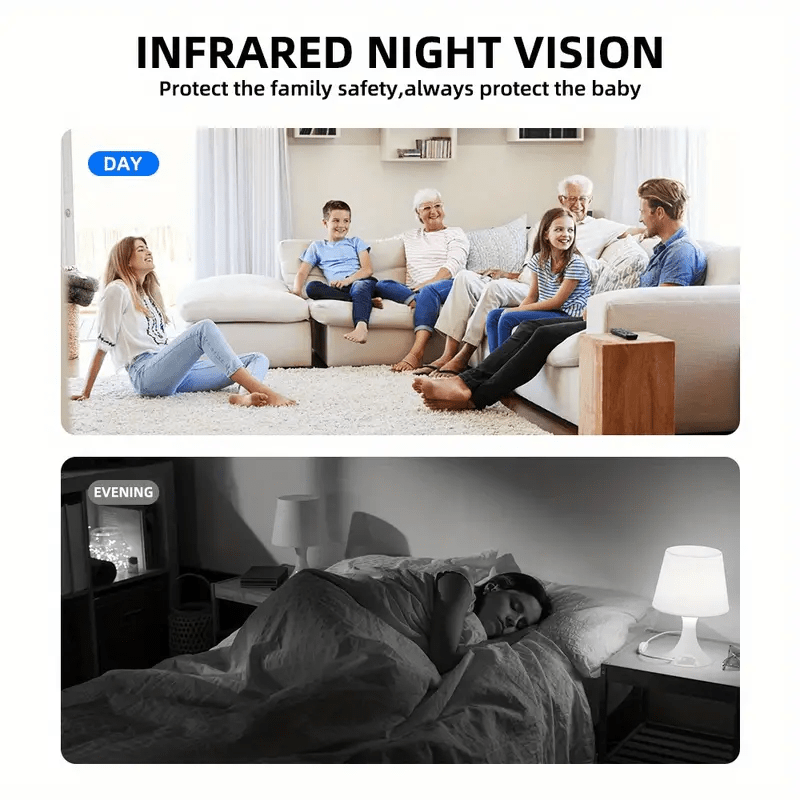 4-Pack Wireless Security Cameras 1080P HD Indoor Outdoor Motion Detection Two-Way Audio