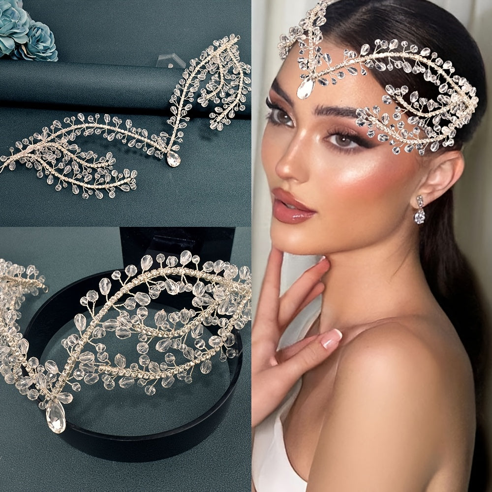 Women's Crystal Headpiece for Weddings and Events Elegant Bridal Hair Accessory