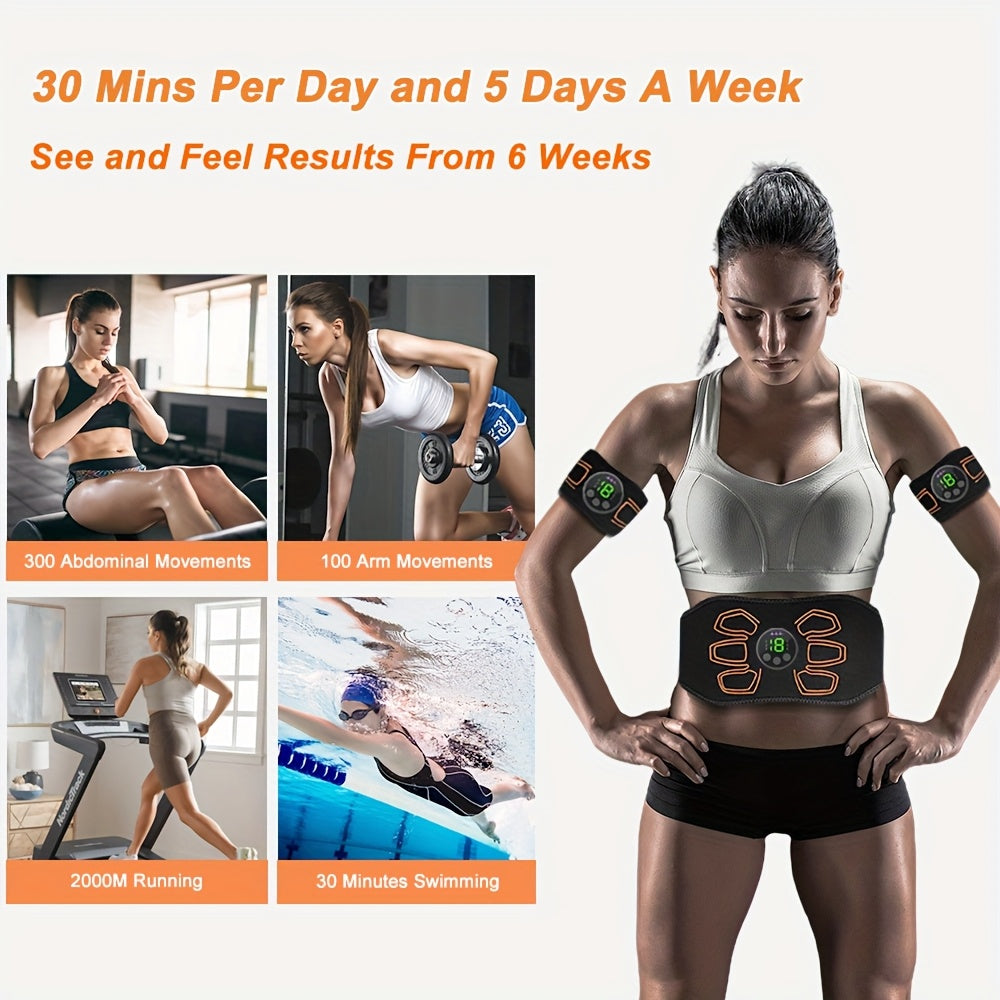 Portable Adjustable Massage Belt for Full Body Deep Tissue Therapy with 6 Modes and 19 Intensities