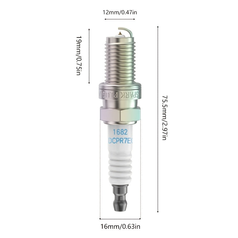 Golden Iridium Spark Plugs for Various Car Models, High Performance, Durable