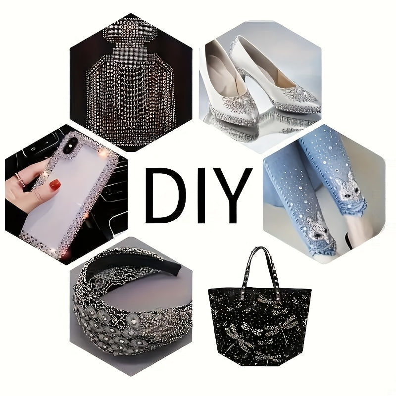 1440/288 Pieces Glass Flatback Rhinestones for DIY Crafts on Clothing Tumblers Nails