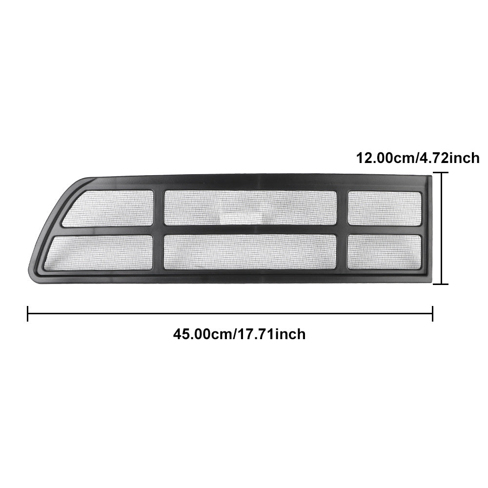 Car Model Y Air Intake Filter Cover ABS Mesh Black Easy Install