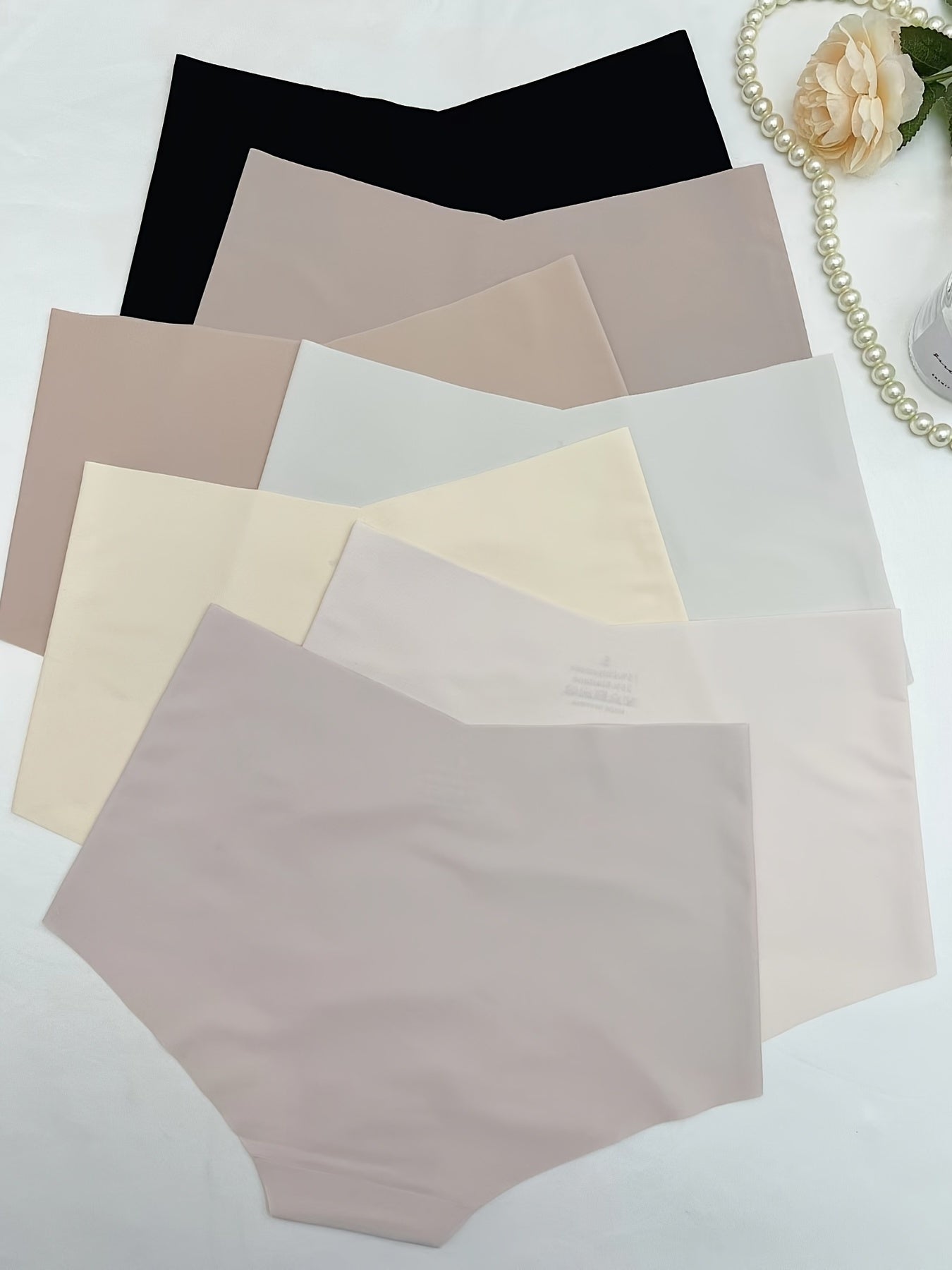 Women's High Waist Seamless Briefs Pack of 7 Comfortable Skin-Friendly Multi-Color