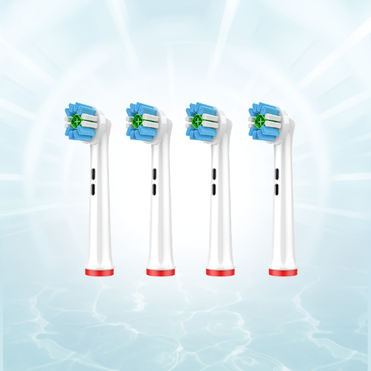 Cabezas de cepillo de dientes eléctricas reemplazables, limpieza multifuncional en múltiples ángulos, paquete de 4/8/20