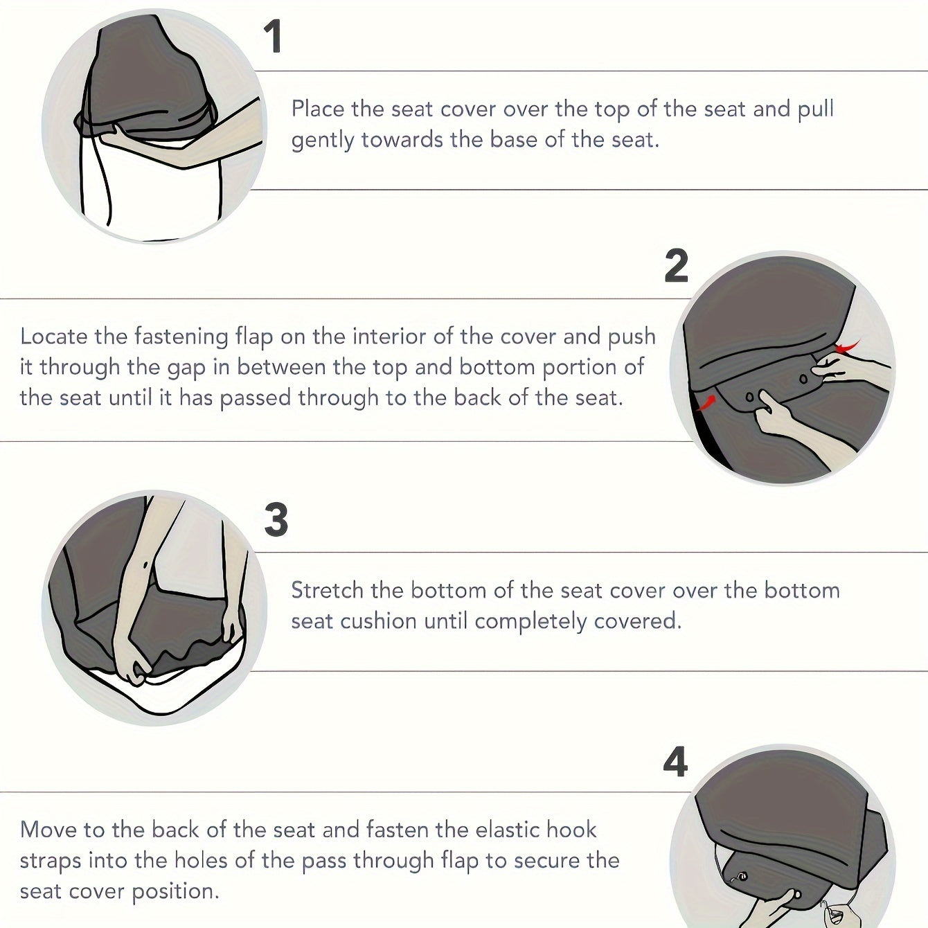 Wolf Print Car Seat Cover Polyester Lightweight All-Season Easy to Install and Clean