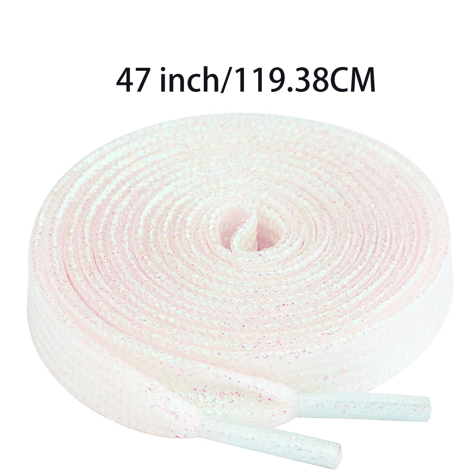 Women's Reflective Plastic Shoelaces Decorative Textured Fits Shoes Boots