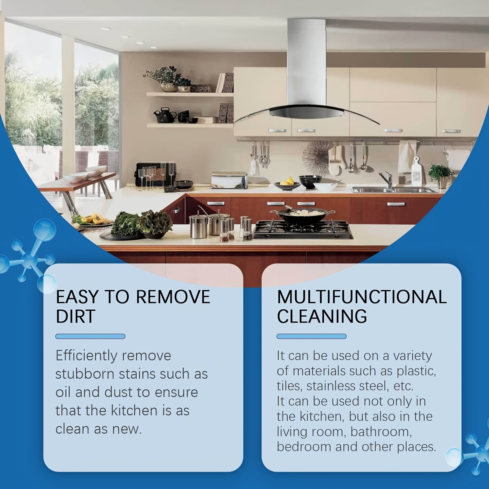 Jaysuing ko'p maqsadli oshxona yog' tozalagichini taqdim etamiz: oshxona va hammomdagi og'ir yog' joylari uchun mukammal bo'lgan kuchli va samarali dog' va chang tozalovchi. Metall yuzalar uchun xavfsiz, qoldiqsiz suyuq formula natriyni o'z ichiga oladi.