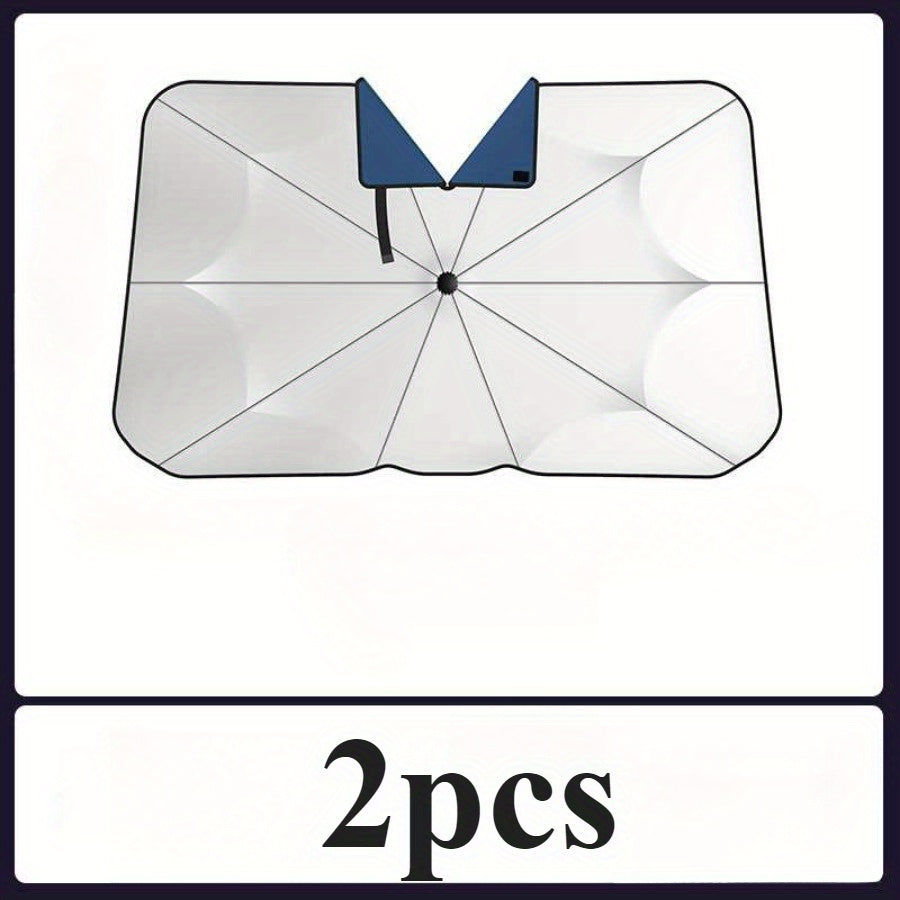 2шт. автомобильная передняя солнцезащитная шторка для лобового стекла для электромобиля