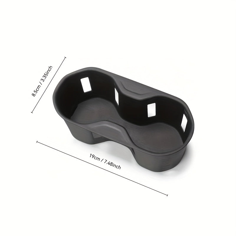 Center Console Cup Holder Protector Soft Durable Material Spillproof Easy InstallCar Interior Accessory