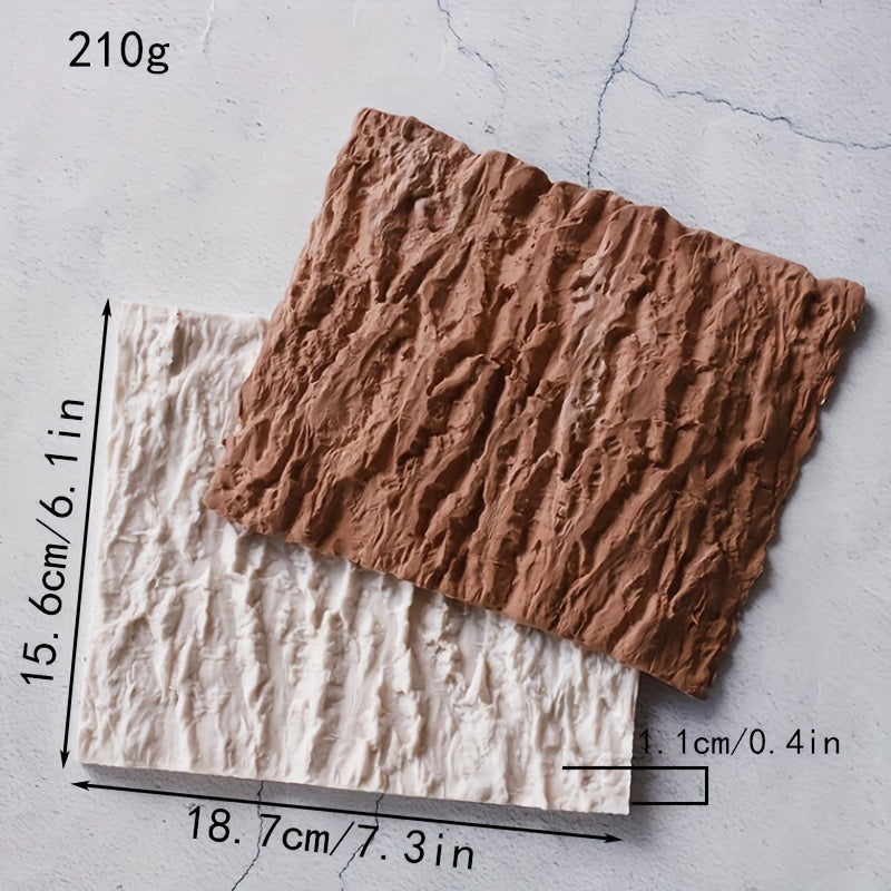 O'rmon mavzusidagi silikon pishirish qolipi, haqiqiy daraxt poyasi va qobiq dizaynlari bilan - tort bezatish, qo'rg'oshinsiz fondant va loy ishlash uchun mukammal. Ushbu silikon tort qolipi bilan noyob tort dizaynlarini yaratish uchun ideal.