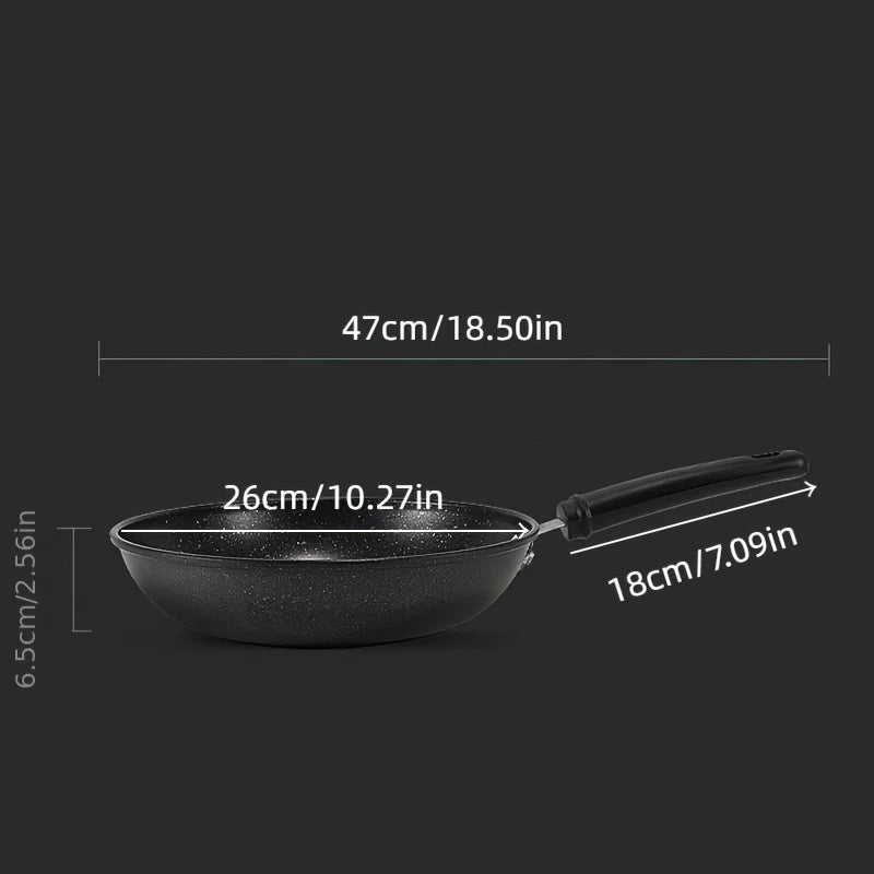Qattiq temir oshxona idishlari to'plami, 3 ta qism, yopishmaydigan skilet, souspana, stockpot