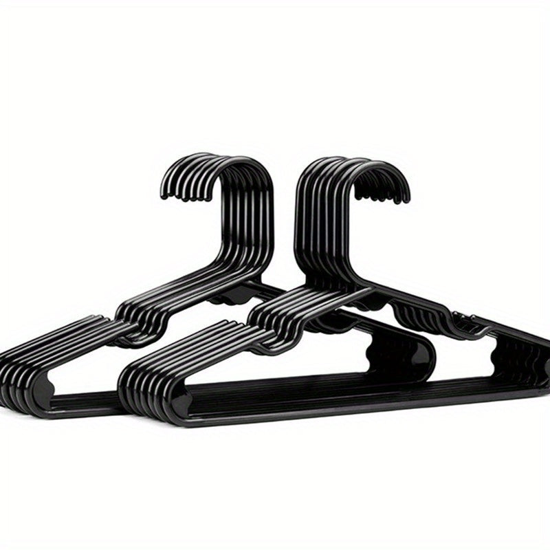 Kids Hangers Set of 20 or 40 Non-Slip Plastic Nursery Closet Organization for Boys and Girls