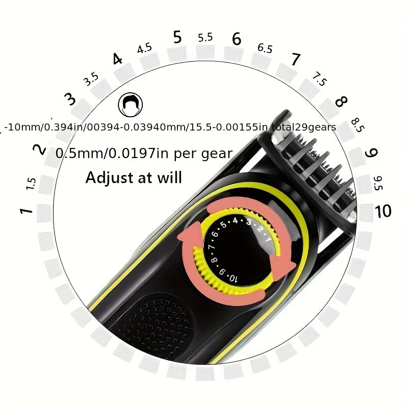 Electric Hair Clipper with LCD Display USB Charging 60+ Minutes Operation