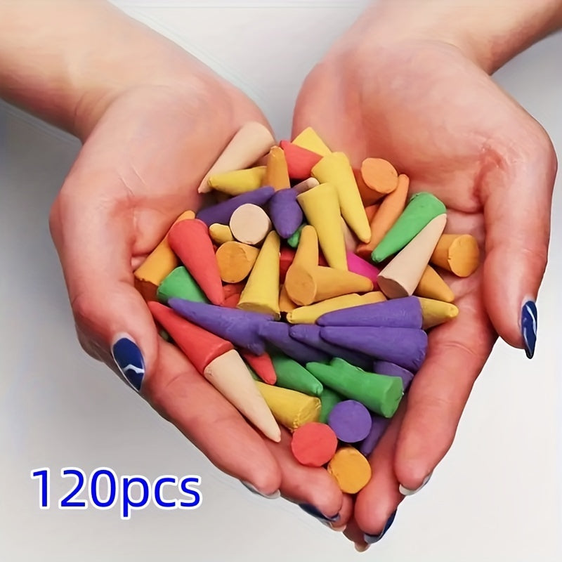 Wooden Fragrance Cones Set 80/120 for Aromatherapy Home Incense Deodorizing