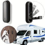 Aluminum Alloy Folding Wall Hook Space-Saving Clothes Bag Hanger