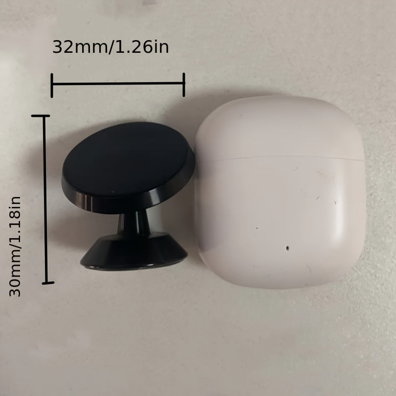 Soporte para teléfono de coche magnético giratorio de 360° de aleación de aluminio universal