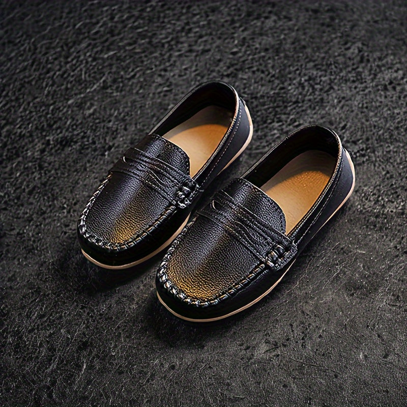 Yigitlar uchun Vintage Slip-On Loafers engil, sirpanmaydigan poyabzal, barcha mavsumlar uchun