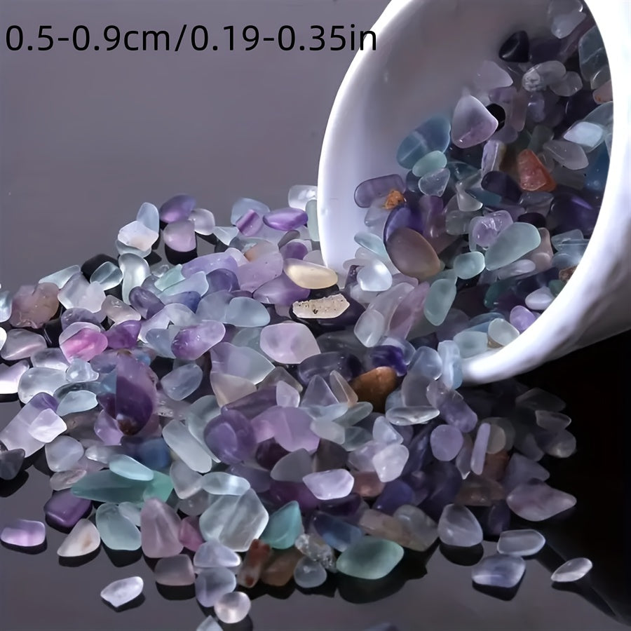 Natural Fluorite Chips for Succulents Fish Tanks Terrariums Decorative Stones 50g 100g