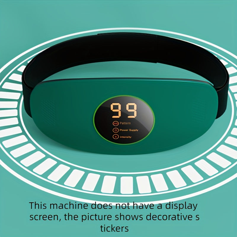 Rechargeable Waist Massager with Vibration and Elastic Belt USB Charging