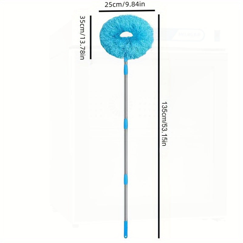 Mikrofiber shiftli ventilyator tozalagich teleskopik changyutgich devorlar va mebellar uchun
