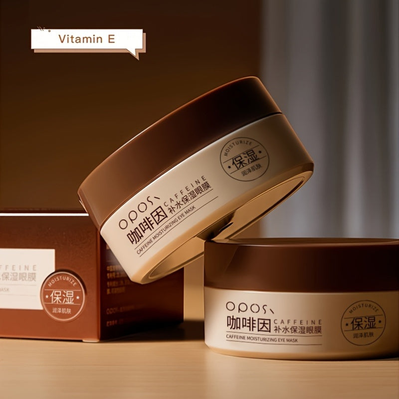 Unisex All Skin Caffeine Peptide Eye Masks Hyaluronic Acid Collagen Brightening Moisturizing